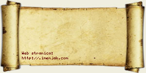 Zorana Dinić vizit kartica